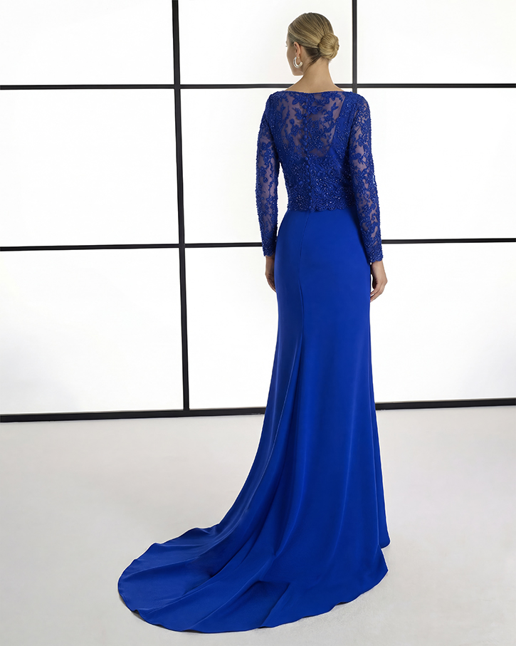 Rückenansicht Abendkleid Ballgown  H9698