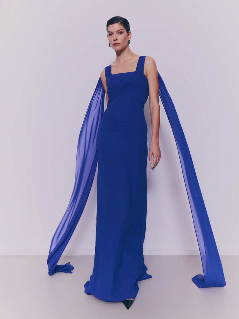 Rückenansicht Abendkleid Ballgown  H9781