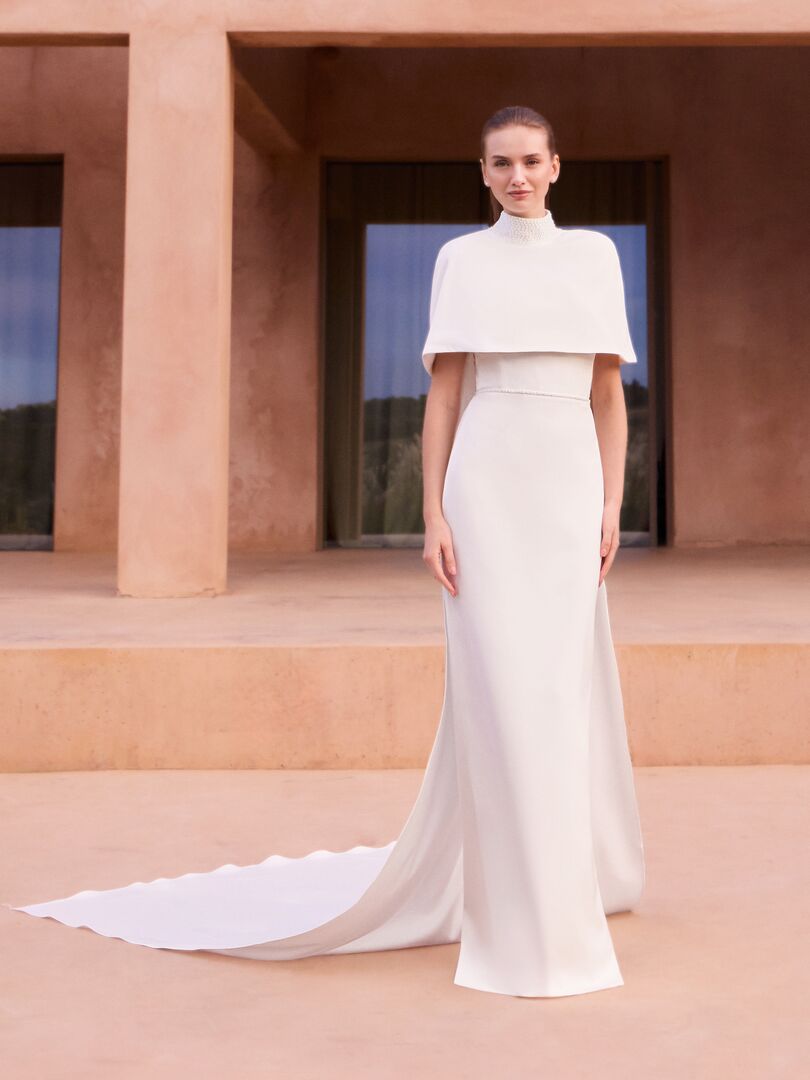 Brautkleid Fit and flare Corsage trägerlos H9933